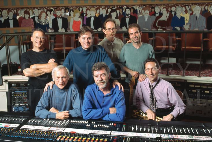 With some of the world-class Golden Era Musicians in the Music Studio.